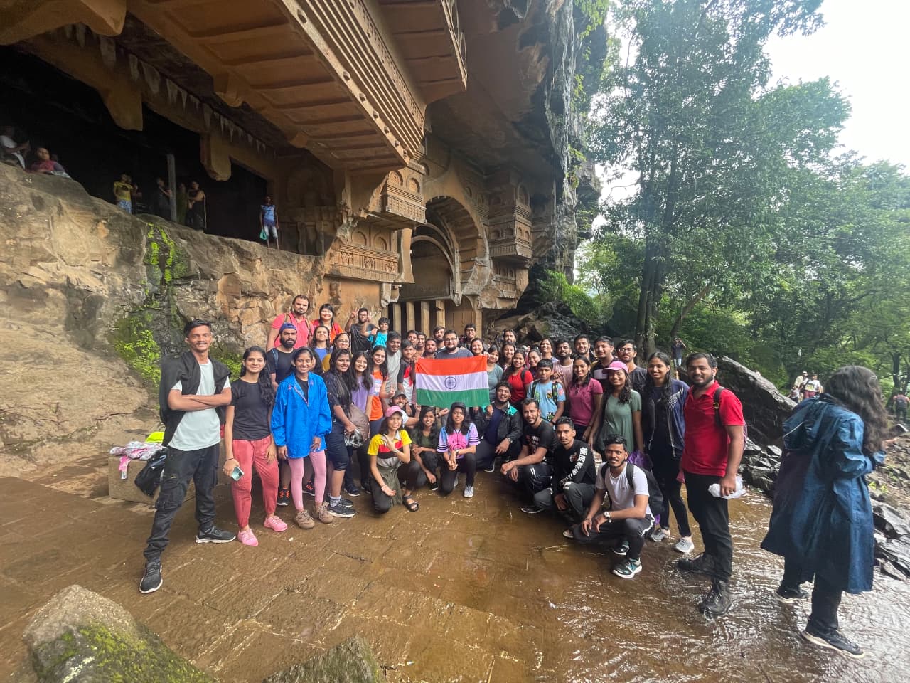 Sahyadri Trail Day — Bhaja Caves · Monsoon trek with Axplorar Holidays