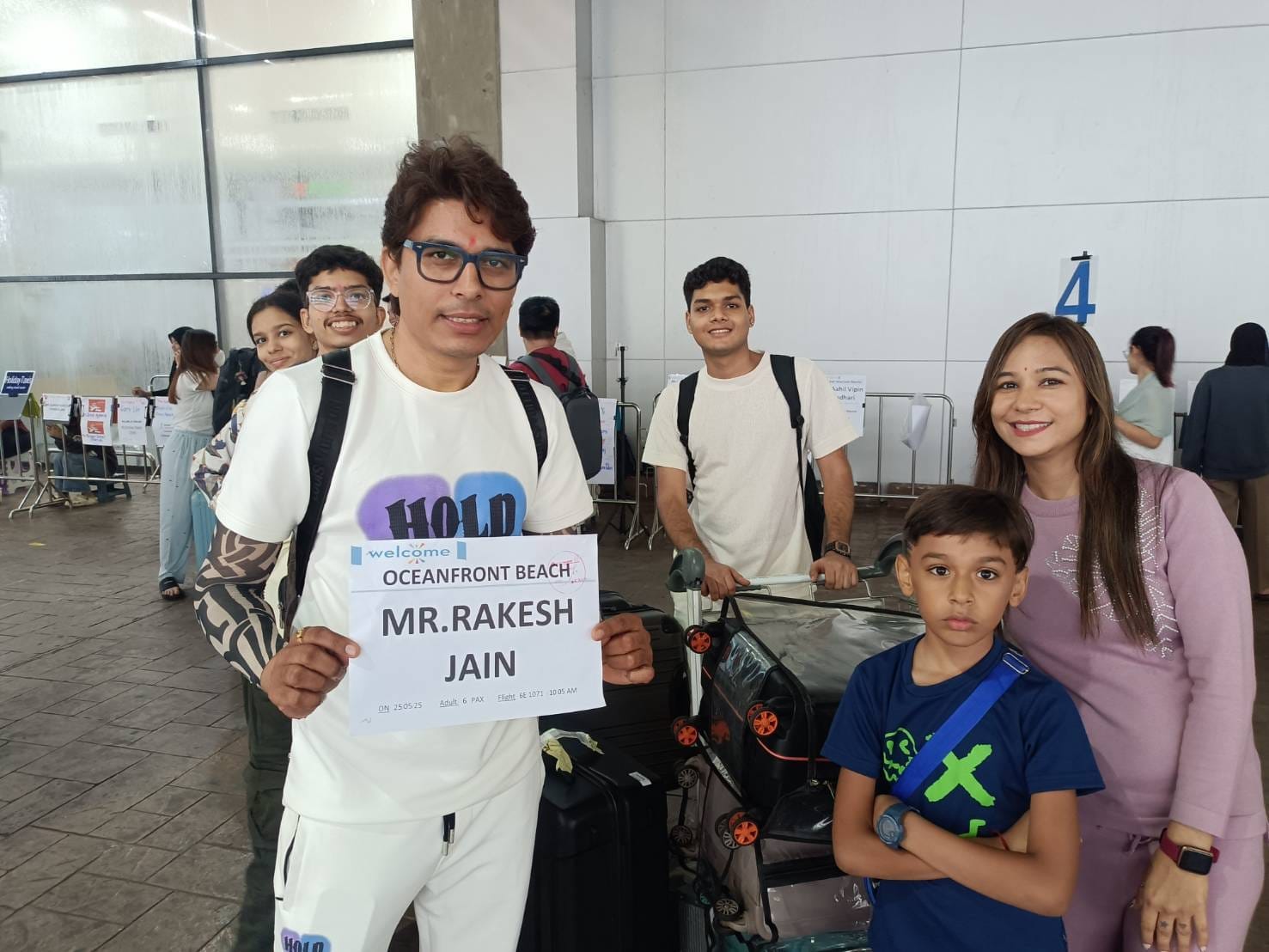 The Jain Family — Phuket · Oceanfront beach with Axplorar Holidays