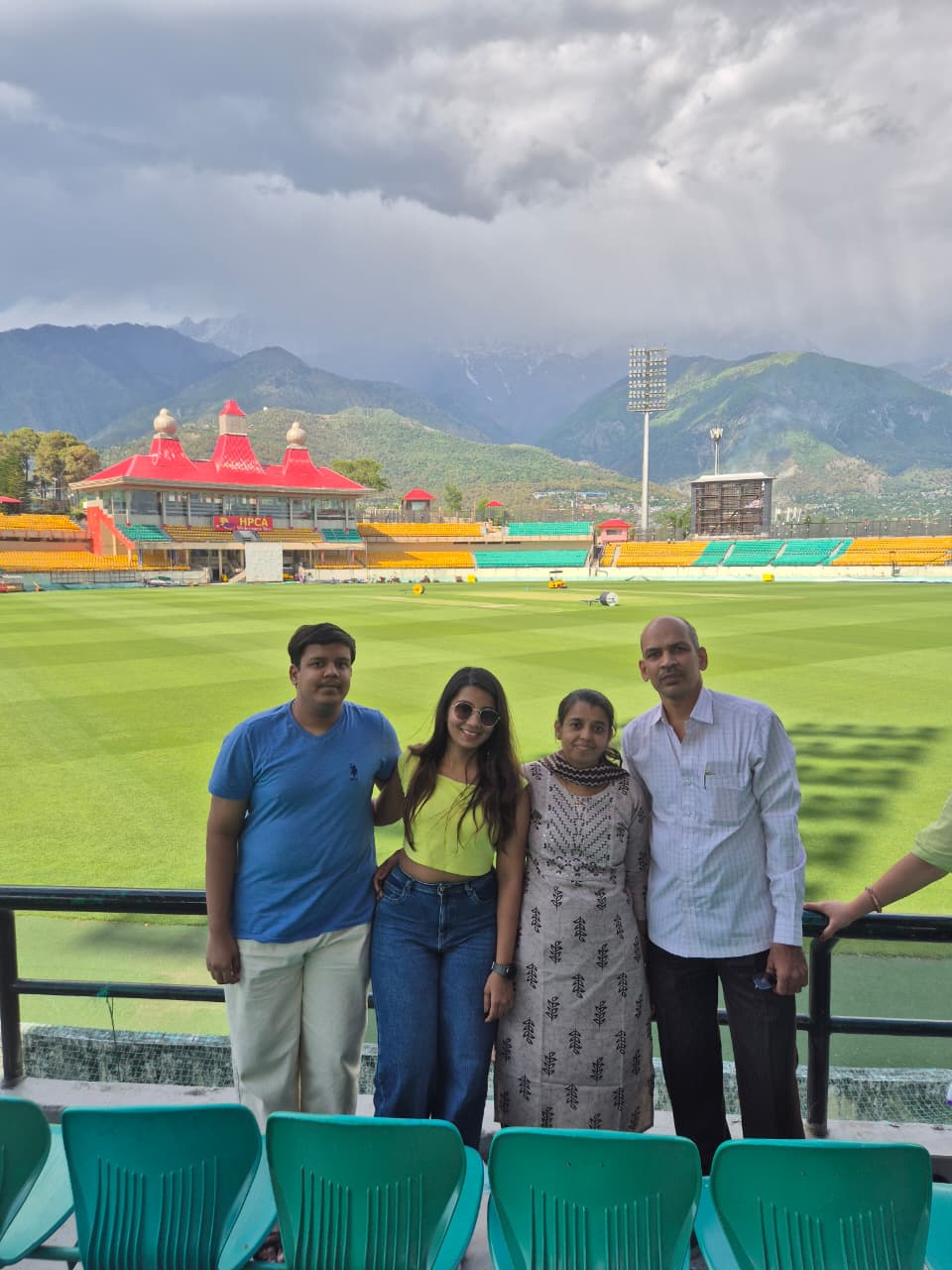 The Pawar Family — Dharamshala · HPCA Stadium with Axplorar Holidays