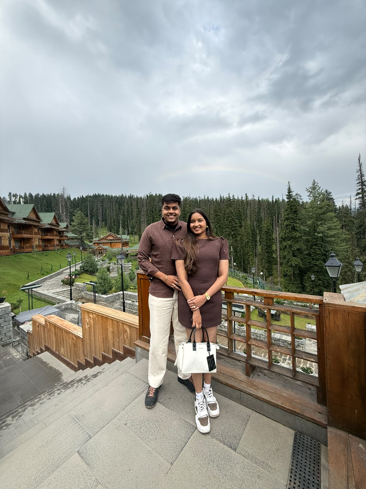 Kashmir Couples Retreat — Gulmarg · Rainbow moment with Axplorar Holidays