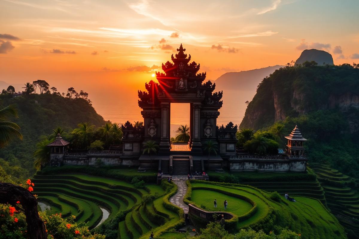Bali — Rice terraces · Ubud & Uluwatu