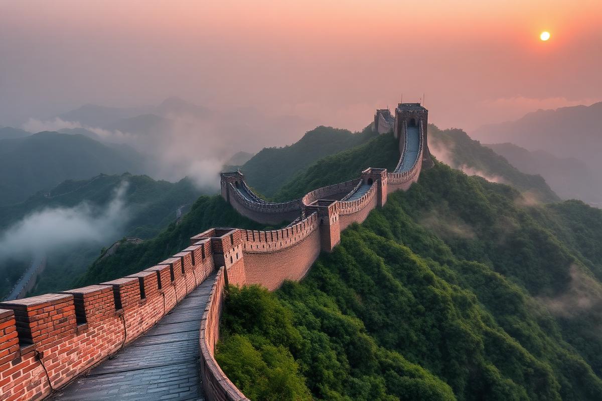 China — Great Wall & skylines